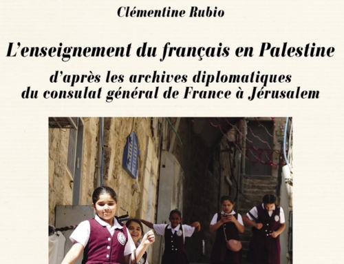 PUBLICATION : L’enseignement du français en Palestine (mai 2022)