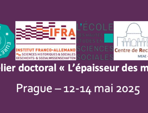 ATELIER DOCTORAL : «  L’épaisseur des mots» (12-14 mai 2025)