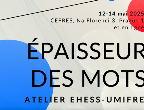 ATELIER DOCTORAL : «  L’épaisseur des mots» (12-14 mai 2025)