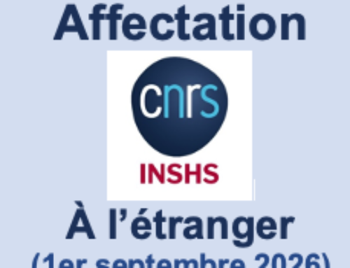 Appel à candidatures : Demande d’affectation à l’étranger 2026 (deadline 1er décembre 2025)